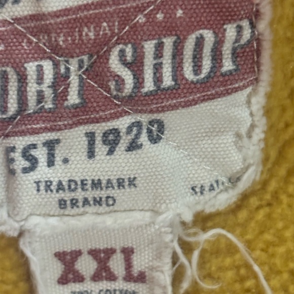 Eddie Bauer Vintage Y2K Yellow/ Mustard Crewneck Sweatshirt - Picture 3 of 3